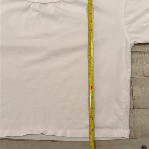 Isa & Ella White Cropped T-Shirt - Picture 3 of 7